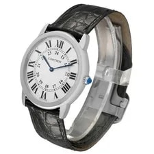 Cartier Ronde Solo Large Steel Silver Roman Dial W6700255 Box Papers 3