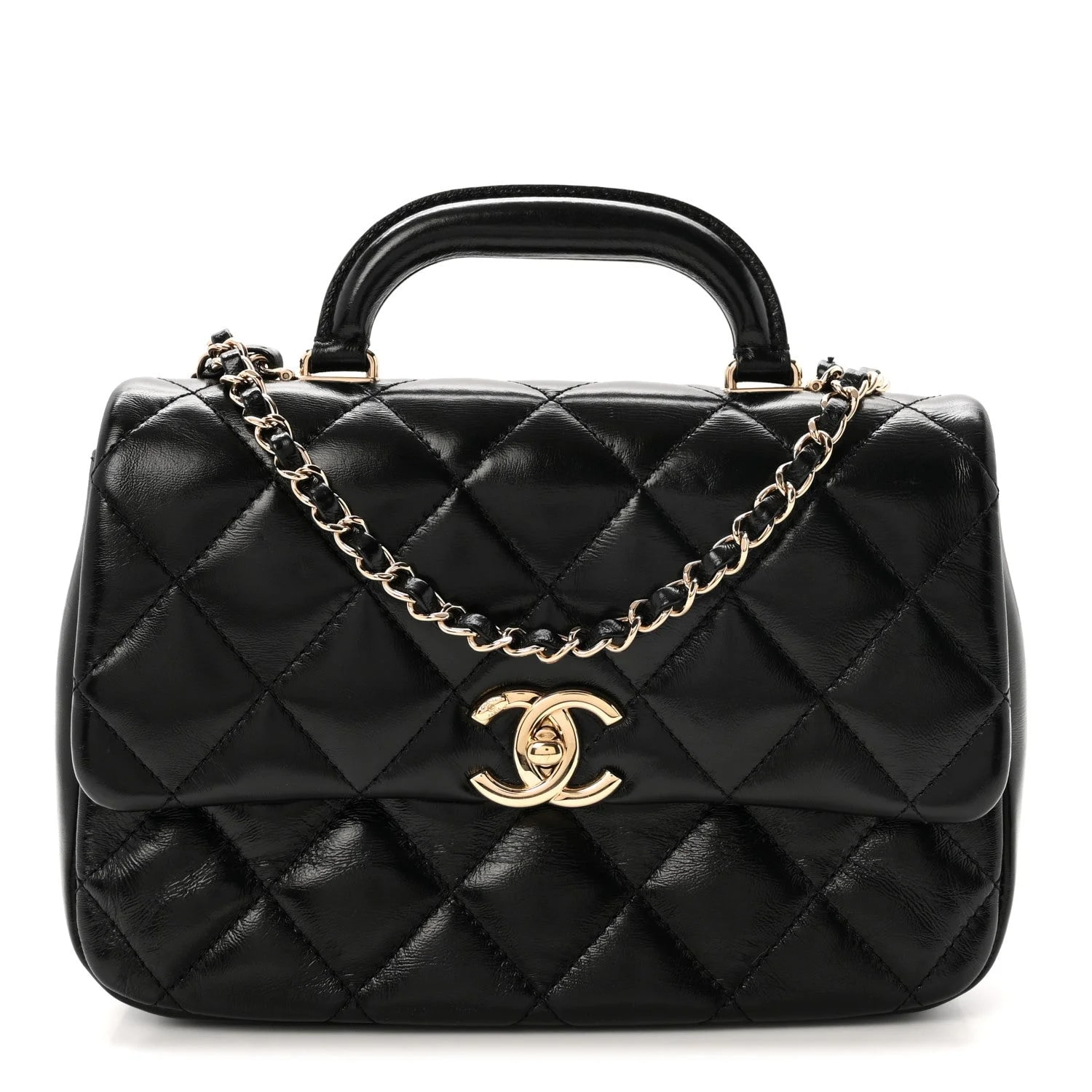 Chanel — Shiny Coco Trip Flap — Handbag — resale