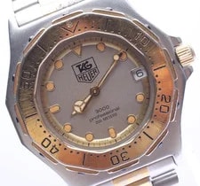 Tag Heuer — TAG Heuer 3000 Professional 934.206 36mm Gold Dial Quartz — Watch — resale