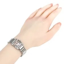 Cartier Tank Francaise SM Stainless Steel 2384 Quartz From JA 2
