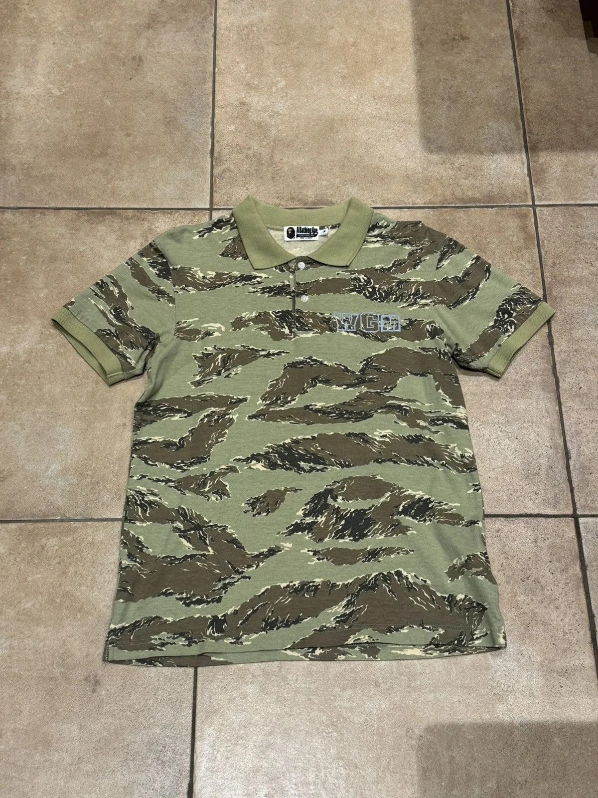 Tiger Camo Shark Polo — streetwear — resale