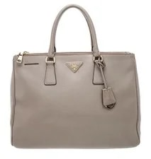 Prada — Auth JA38 Prada Galleria With Clochette — Handbag — resale