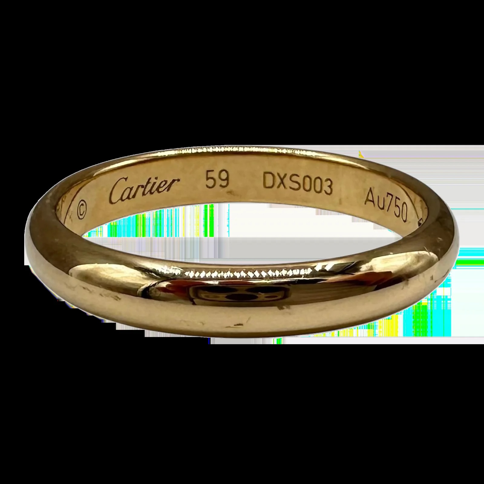 Cartier — Cartier 1895 Wedding Band 18kt Yellow Gold Size 9 With Papers — Jewelry — resale