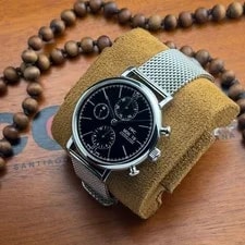 IWC Portofino Chronograph IW391010 42mm 2016 Black Dial Mesh Bracelet Full Set 4