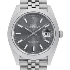 Rolex — Rolex Datejust 41 126300 Slate (Grey) 5-row Bar Jubilee Bracelet Random Numb... — Watch — resale