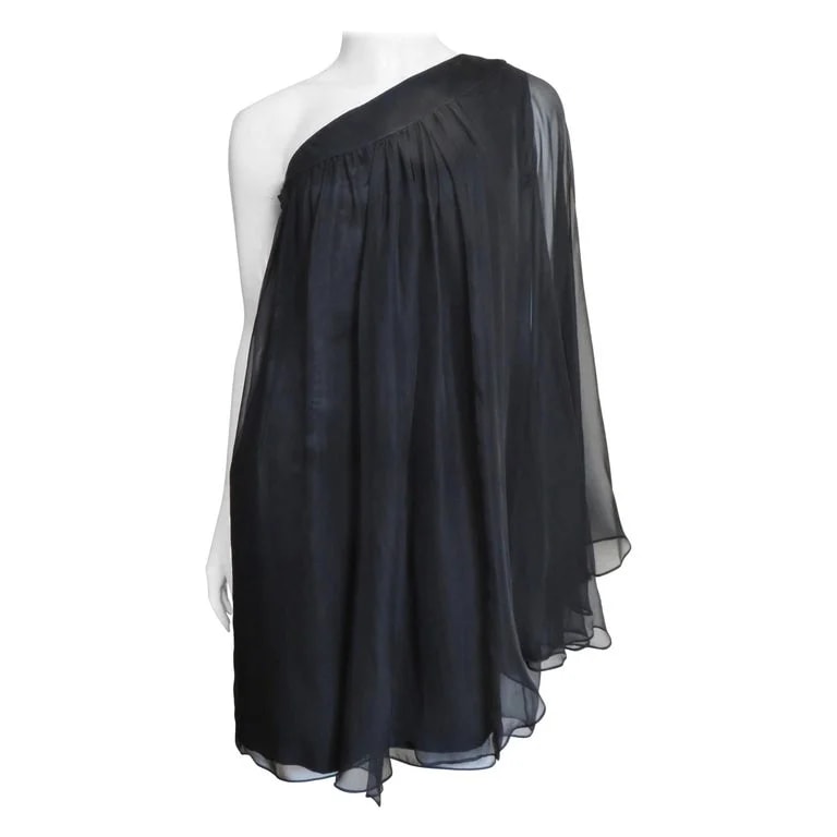 Christian Dior, John Galliano — John Galliano for Christian Dior One Shoulder Dress — Clothing — resale