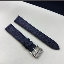 Hermes Cartier Leather Strap 18mm Black Compatible Belt 4
