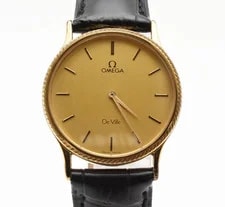 Omega — [Exc+5] Omega de Ville Cal.1365 Quartz Gold Dial Round Japan — Watch — resale