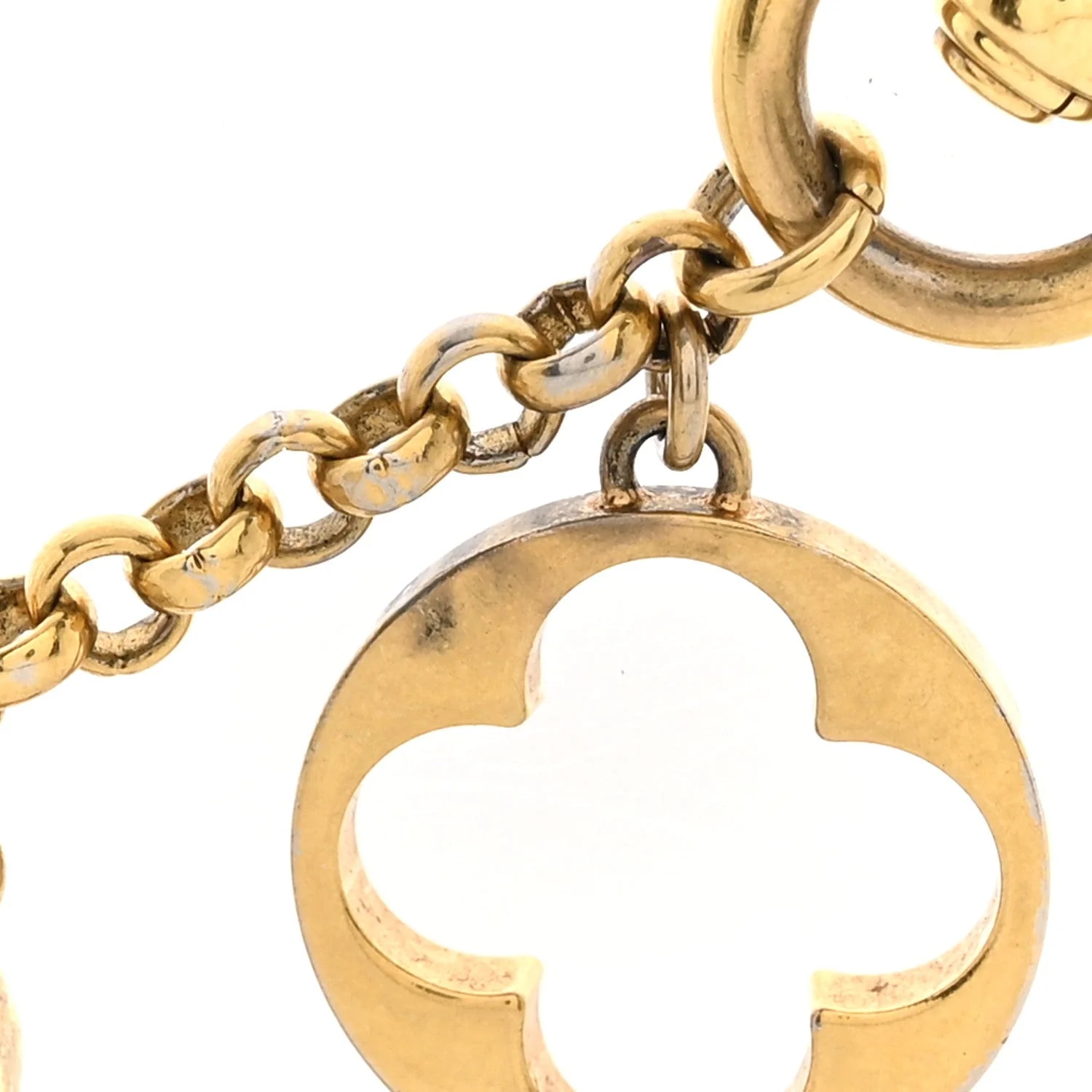 Enamel Fleur de Bag Charm Chain 4