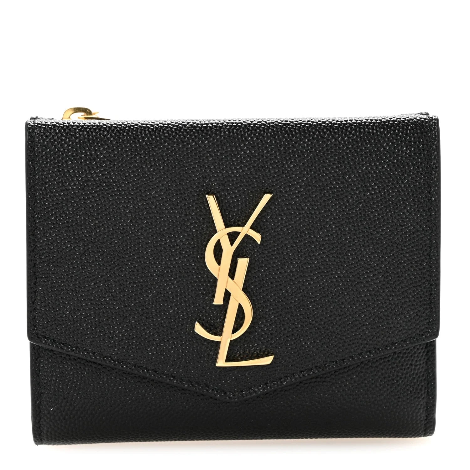 Saint Laurent — Grain de Poudre Bi-Fold Wallet — Accessory — resale