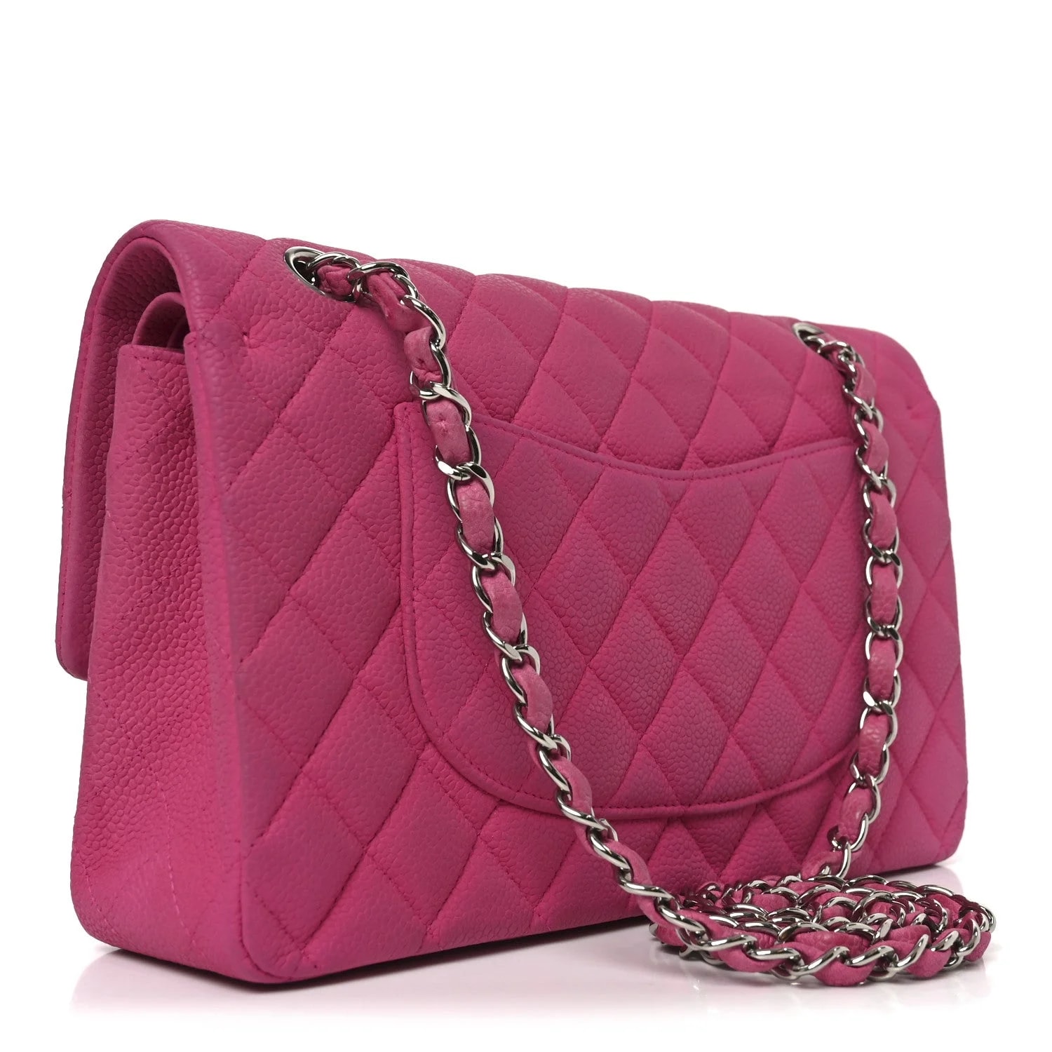 Iridescent Quilted Medium Double Flap 3
