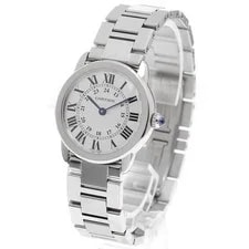 Cartier Ronde Solo SM W6701004 29mm SS Silver #C24529 2