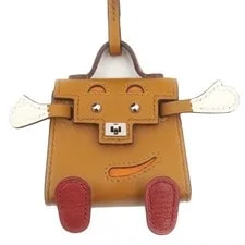 Hermès — Hermes Charm Bijou de Sac Kelly Doll Tadelakt Sable N — Handbag — resale