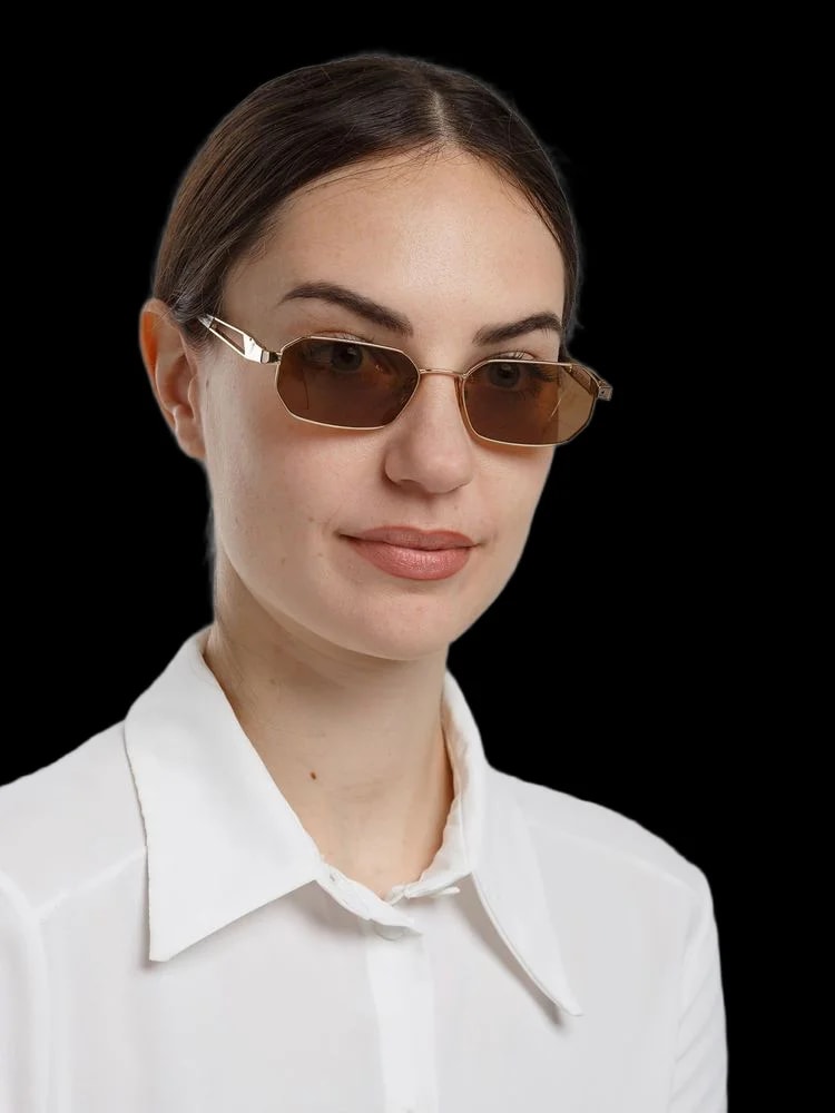 Hickmann Hi3248 Metal Rectangle Sunglasses — 3