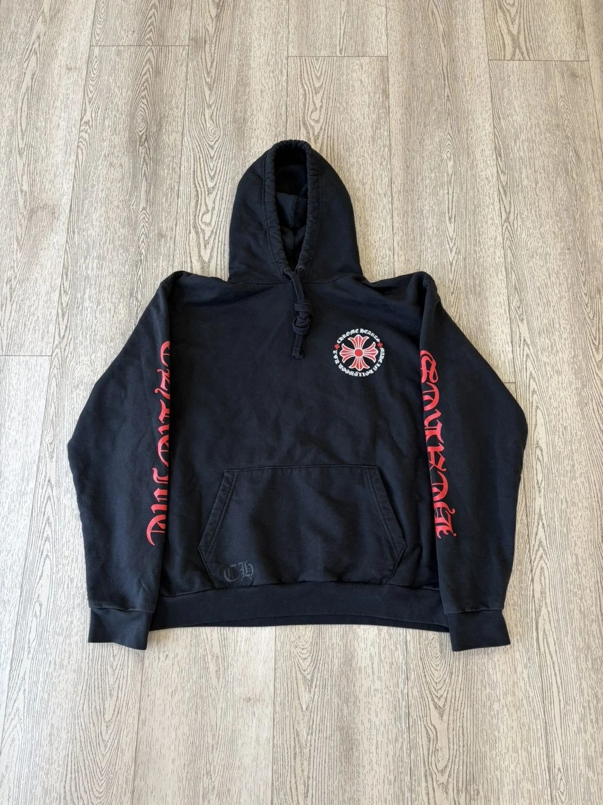 Chrome Hearts — Hearts Hollywood Plus Cross Hoodie — streetwear — resale