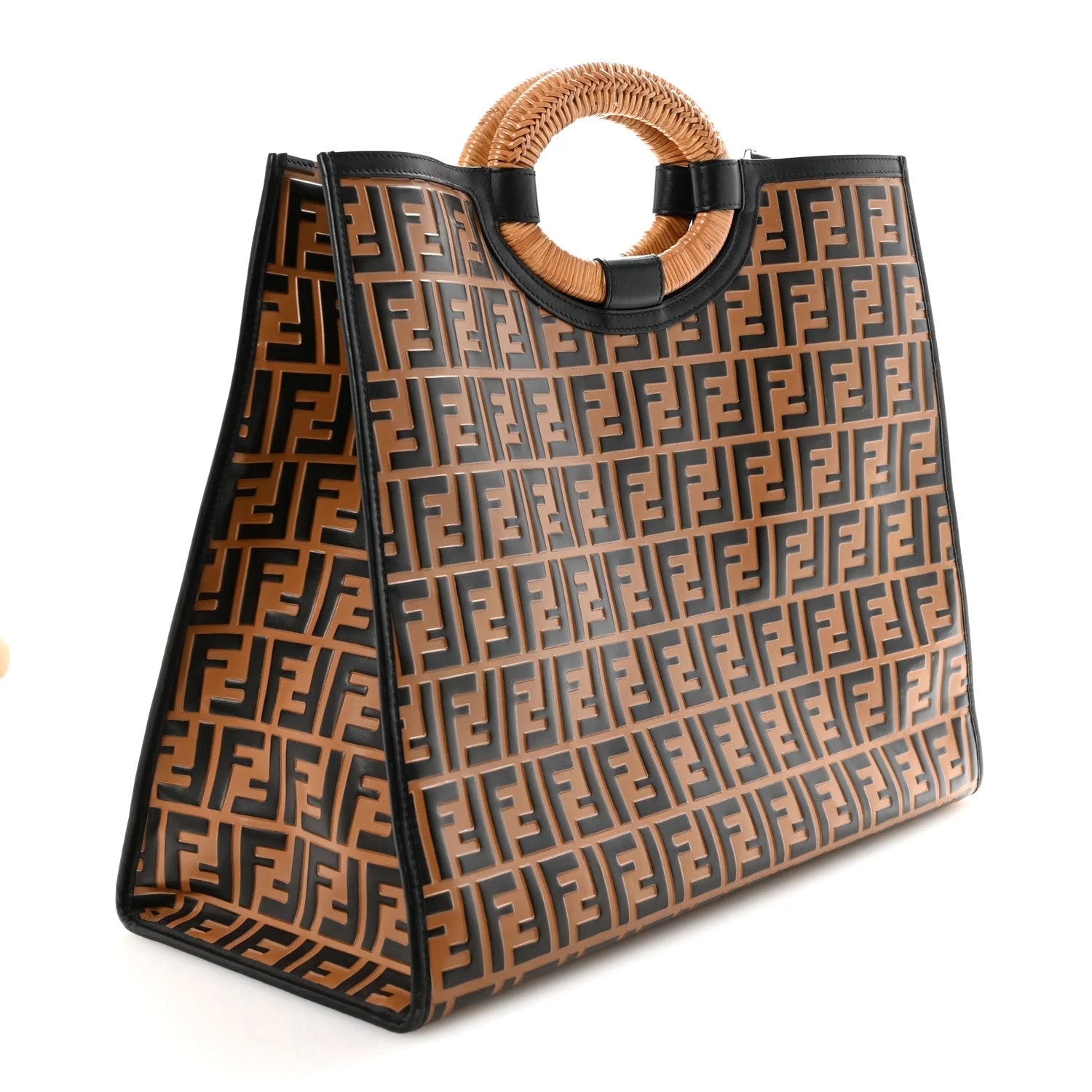 Vitello Century Embossed Large Runaway Shopper 3