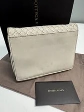 Bottega Veneta Abstract Woven Flap Wallet Auth 3