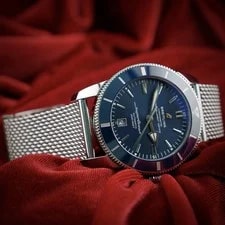 Breitling Superocean AB2020 Blue 46mm Steel Bracelet, Extra Strap 4