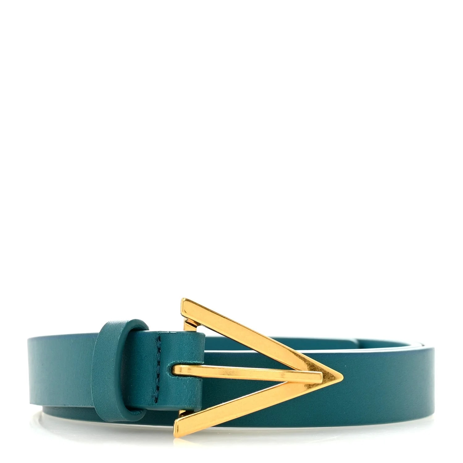 Bottega Veneta — Triangle Belt 80 32 Mallard — Accessory — resale