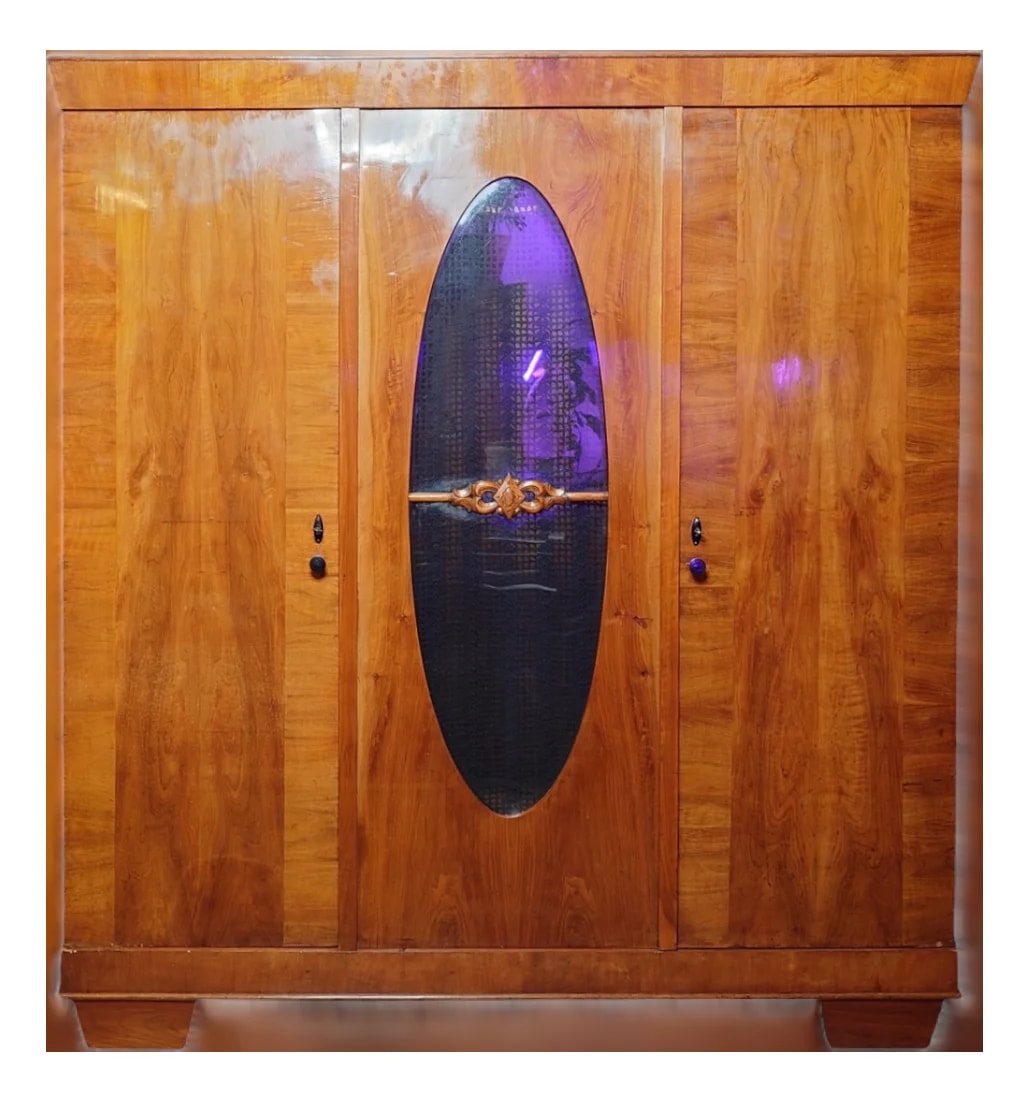 Art Deco Wardrobe in Veneer, Germany, 1930s — Furniture — resale