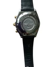 Breitling Chronograpgh 100m With Gold Accent and Burgundy Dial. B13056011. 4