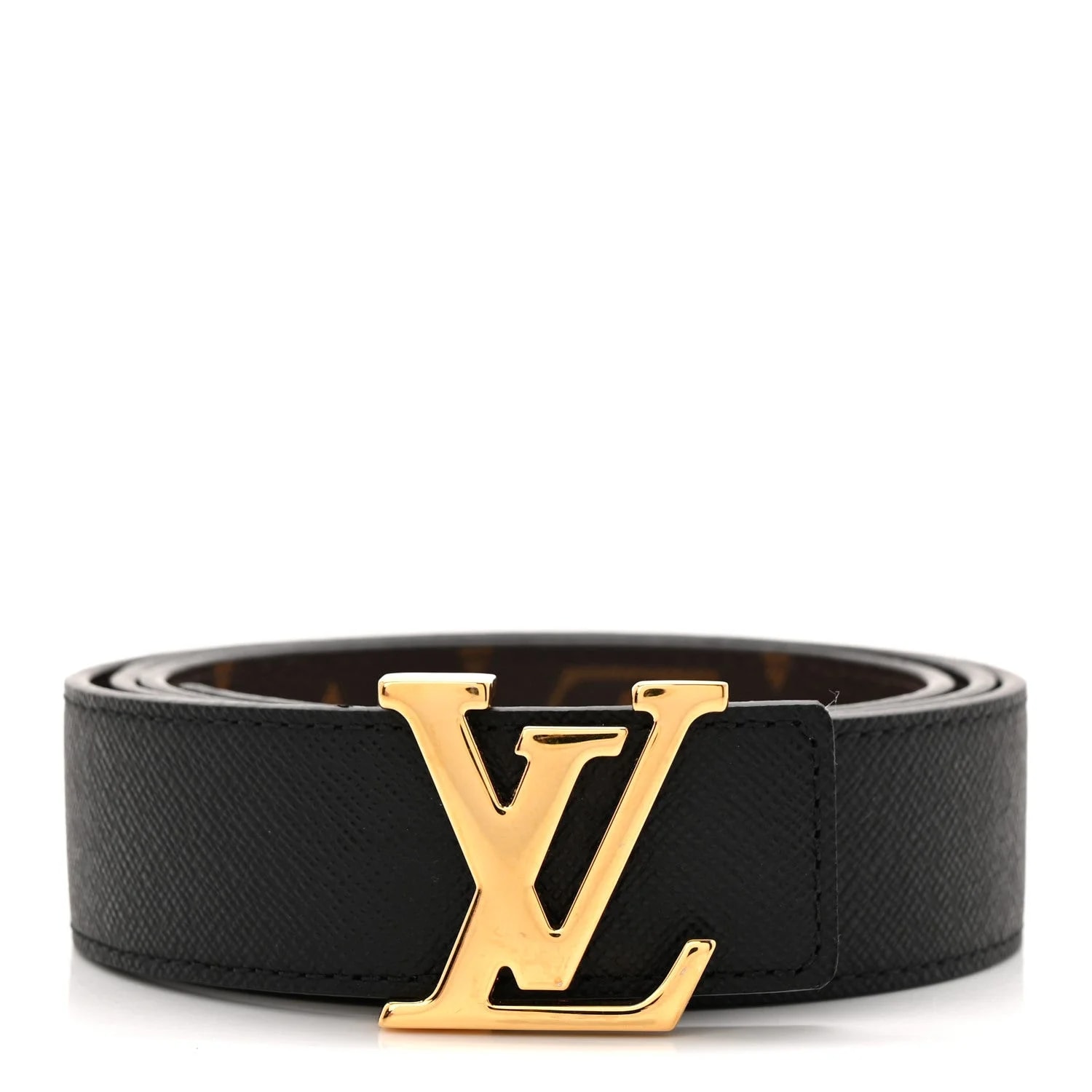 Louis Vuitton — 30mm Initiales Reversible Belt 85 34 — Accessory — resale