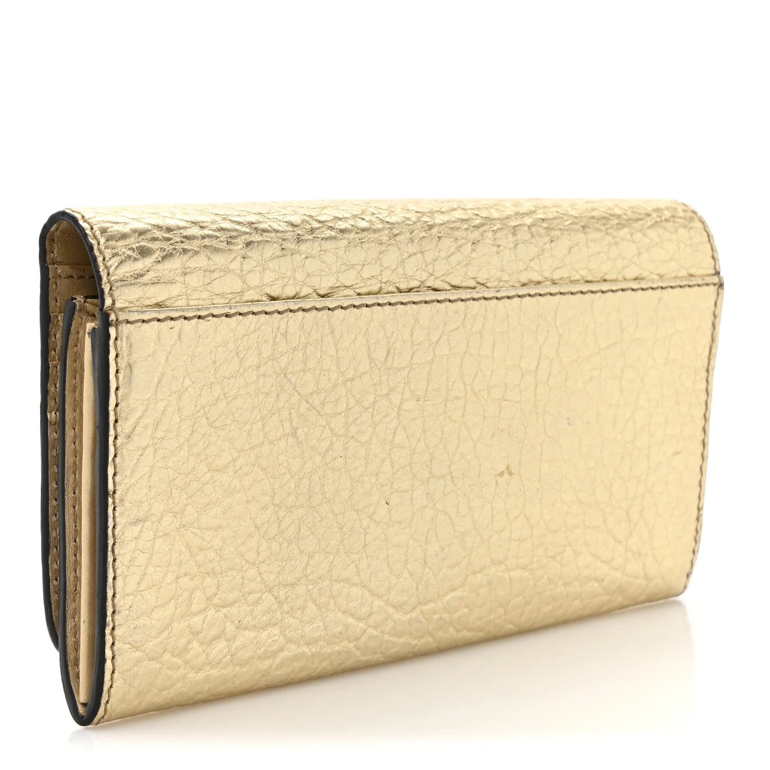 Metallic Heritage Grain Penrose Bow Continental Wallet 3