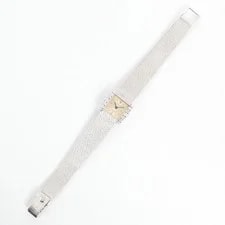 Patek Philippe Square Beryer W-Name 3285/58 Silver #41030 3