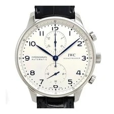 IWC — IWC Portuguese Chronograph IW371446 Stainless Steel 41mm Silver Dial #TSW1182 — Watch — resale