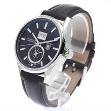 Tag Heuer WAR5012.BA0723 Carrera Grand Date GMT Caliber 8 Automatic Me 2