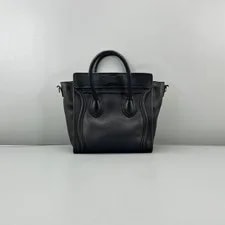 Celine Luggage Grained Top Handle Crossbody 2