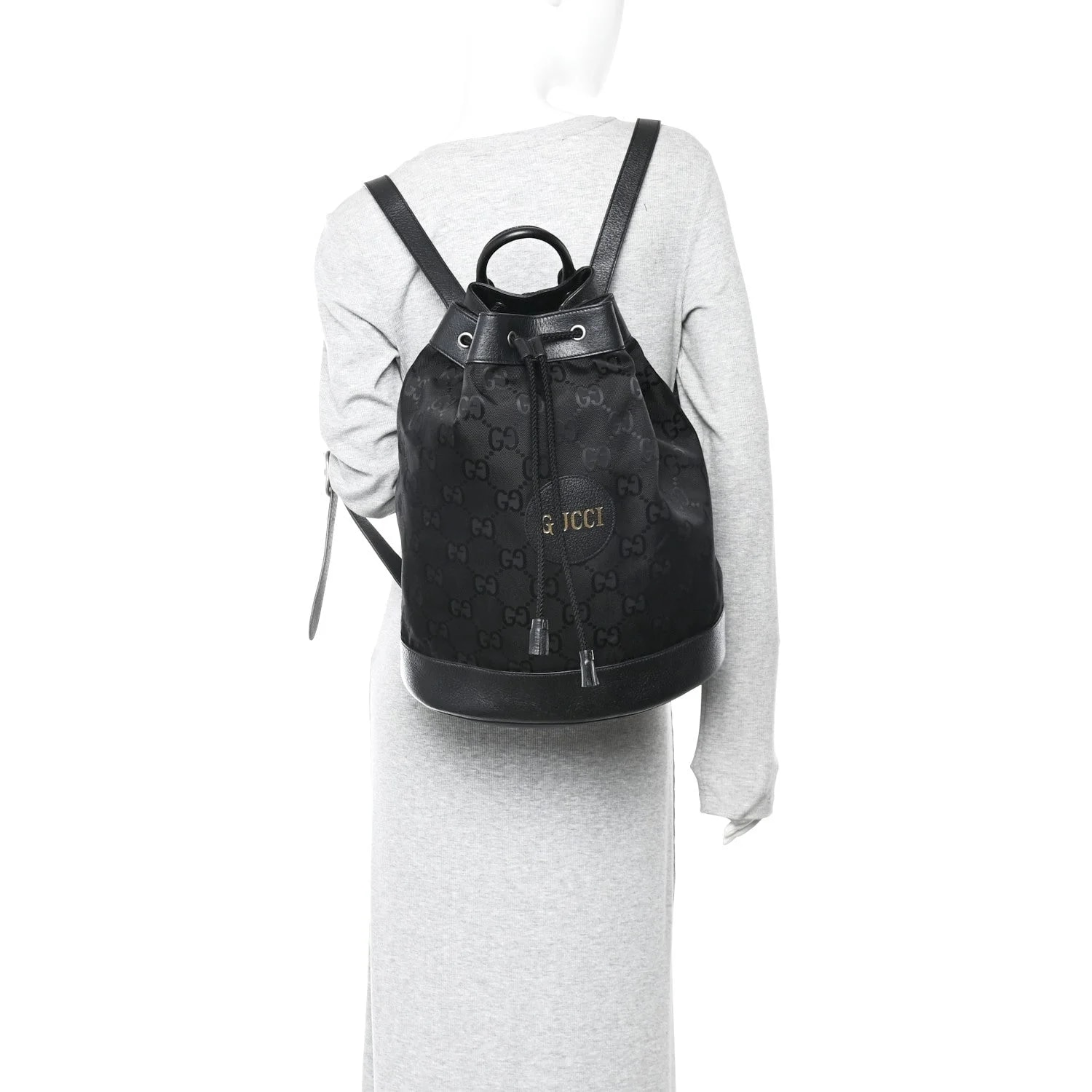 Econyl Off the Grid Drawstring Bucket Backpack 2