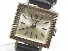 Tudor — Tudor Manual Square 12006 K18WG Case Working Wh — Watch — resale