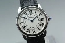 [Near w/Paper] Cartier Ronde Solo W6700155 White Dial 29mm 4