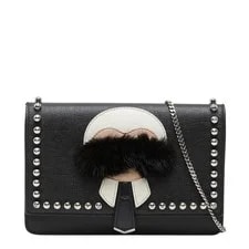 Fendi — Authentic Fendi Carito Studded Chain Wallet Leathe — Handbag — resale