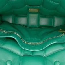 Bottega Veneta Padded Chain Cassette Satchel Dark 4