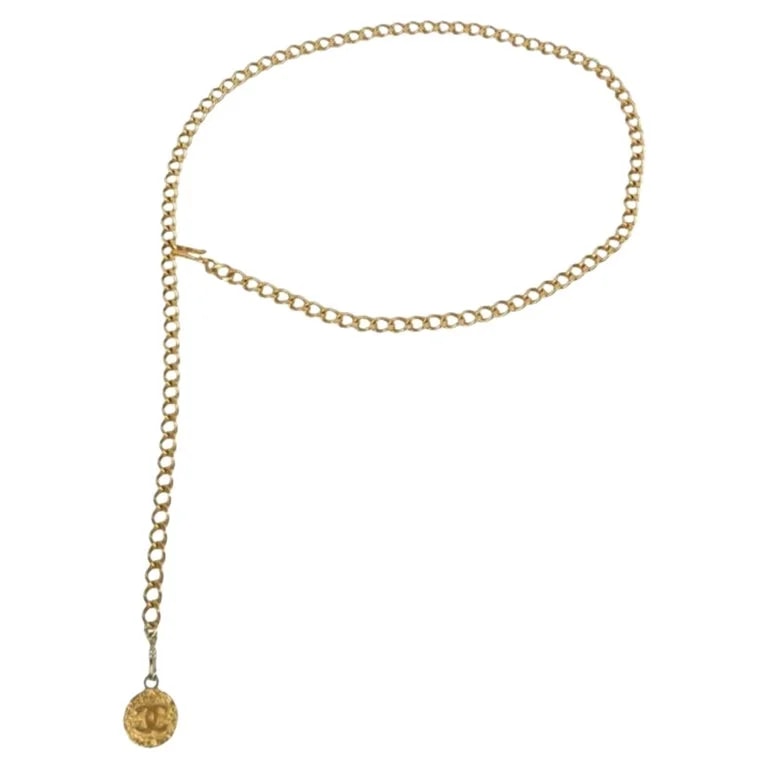 Chanel — Chanel 1982 Coin CC Chain Link Belt — Accessory — resale