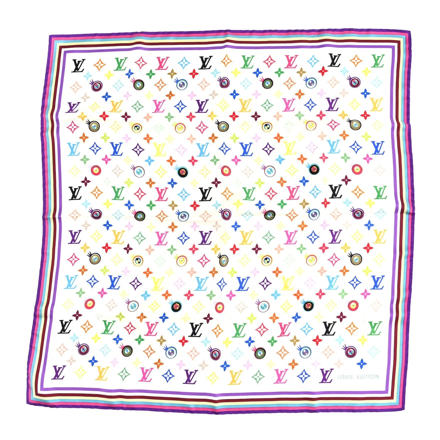 Louis Vuitton — Eye Love Scarf — Accessory — resale