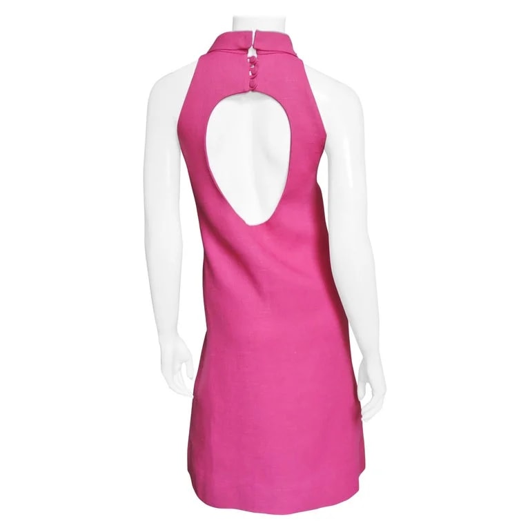 B H Wragge 1967 Dress With Cutout Back — Clothing — resale