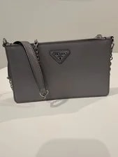Prada — Prada Chain Vernice Small Crossbody — Handbag — resale