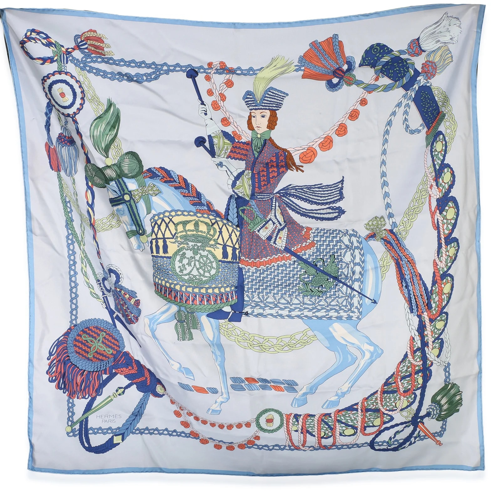 Hermès — Hermès Ciel le Timbalier Scarf 90 Scarves/wraps — Accessory — resale