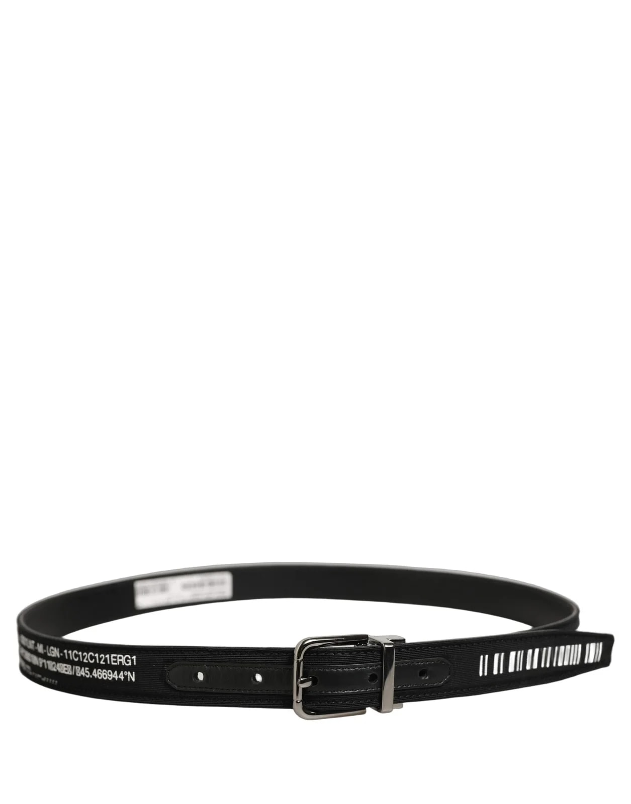 Dolce & Gabbana Fabric Barcode Buckle Belt 2