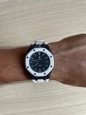 Audemars Piguet X Swatch Royal Pop Eight Black SSX03W101N NEW With Strap 4