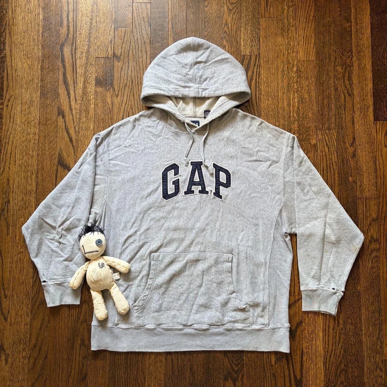Made in USA 90s Gap Arch Logo Hoodie — streetwear — resale