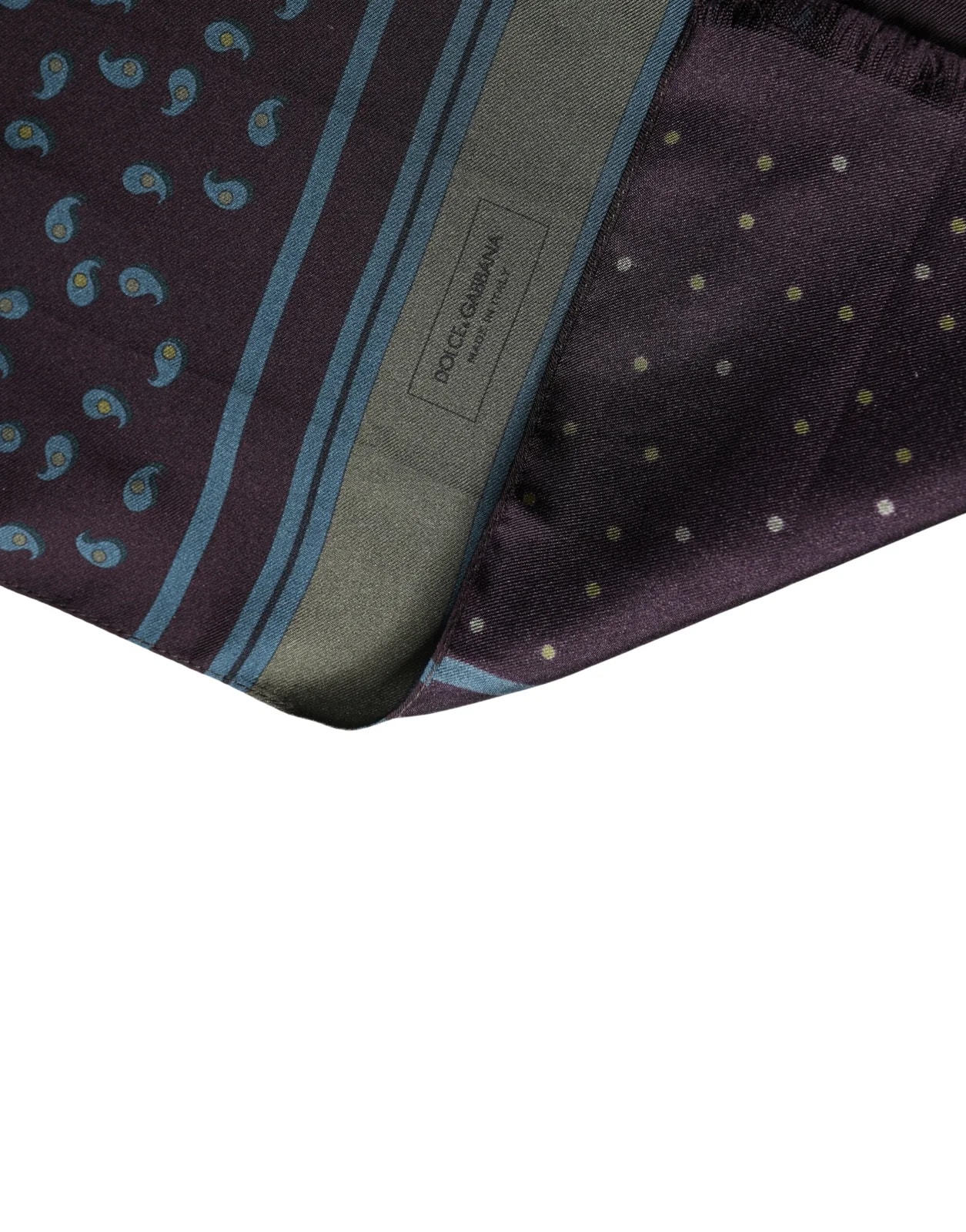 Dolce & Gabbana Scarf Patterned Neck Foulard 132cm X 2