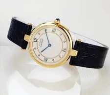 Cartier Must de Louis Gold Ring Roman Index LM 4