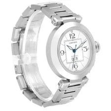Cartier Pasha C Big Date Midsize Steel W31055M7 Box Papers 3
