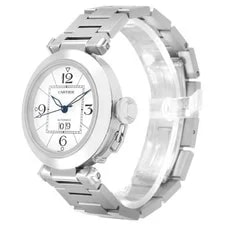 Cartier Pasha C Big Date Midsize Steel W31055M7 Box Papers 4