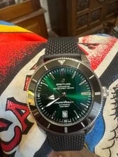 Breitling 46mm Superocean Green Dial Full Kit Warranty Till 2029 Excellent Cond 2