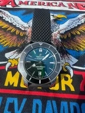 Breitling 46mm Superocean Green Dial Full Kit Warranty Till 2029 Excellent Cond 4